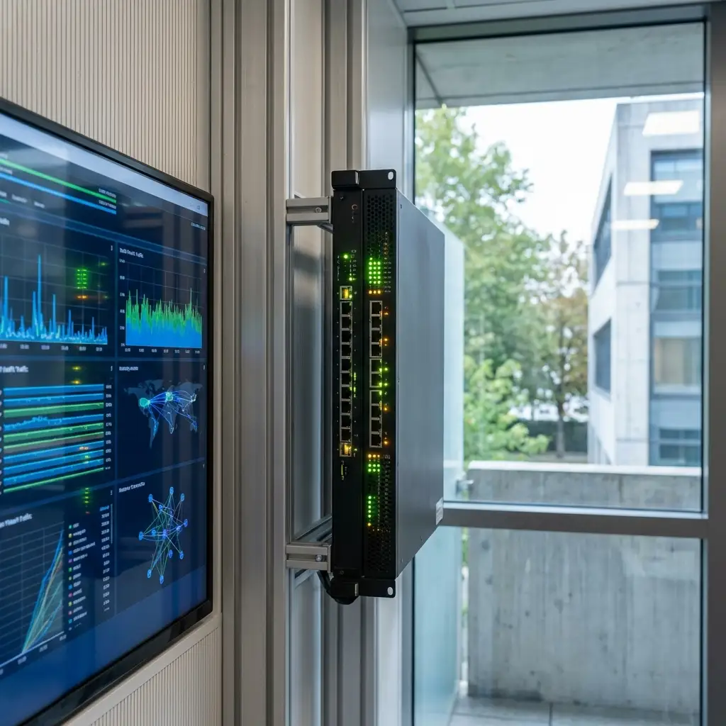 Connectivité fibre, SD‑WAN et sécurité firewall